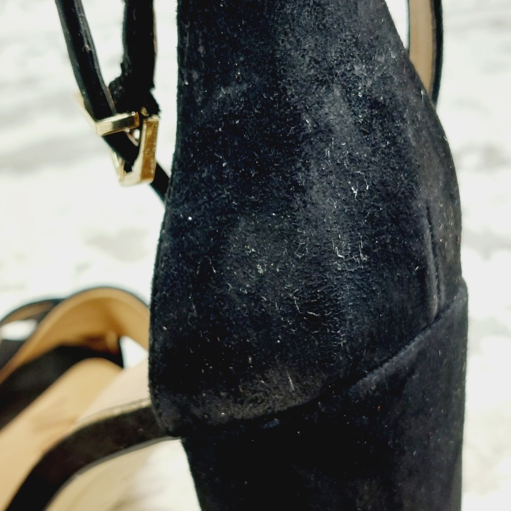 NEW Sam Edelman Yancy Black Heeled Ankle Strap Sandals M434 - Picture 13 of 14